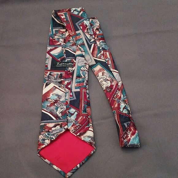 Zianetti Italian Silk Collection baseball tie Padres, Tigers, Angels, Yankees - Picture 5 of 7